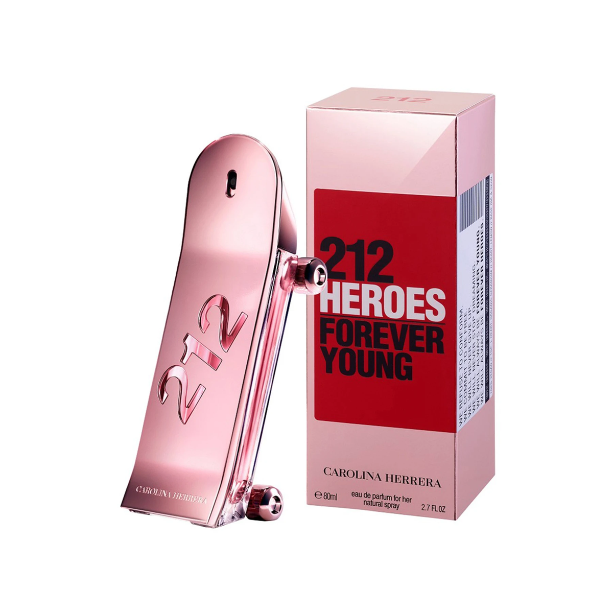 212 Heroes For Her Carolina Herrera Eau De Parfum Feminino 100 ml